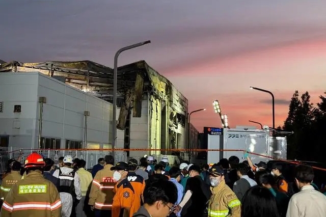 韓國最嚴(yán)重化工廠事故？一電池廠起火！初判17名中國公民遇難