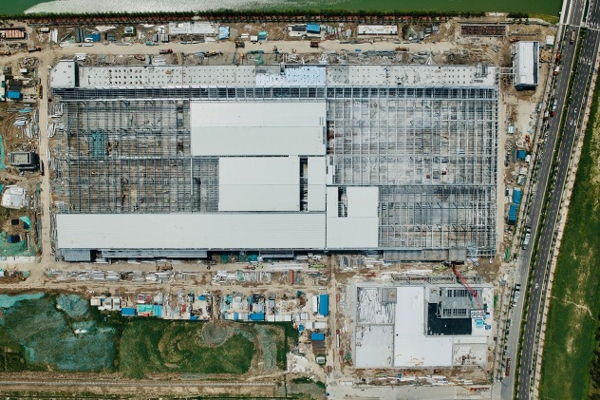 規模近40GWh！特斯拉上海儲能超級工廠建設進度近半
