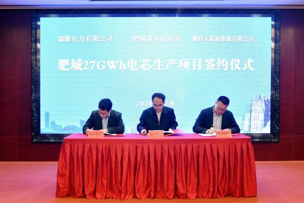55億元!山東肥城27GWh電芯生產(chǎn)項(xiàng)目簽約