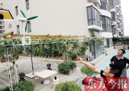 環(huán)保達(dá)人自己在家發(fā)電太陽(yáng)和風(fēng)都是“免費(fèi)”電源