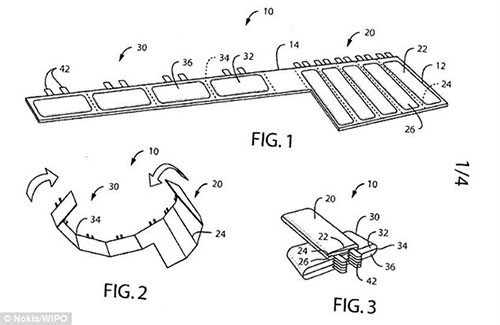 或出柔屏手機 諾基亞申請柔性電池專利 