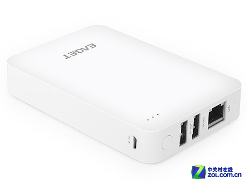 配備雙USB輸出接口和RJ45以太網接口