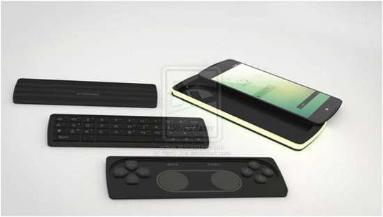 谷歌Nexus P3概念設計 可側滑出手柄和電池