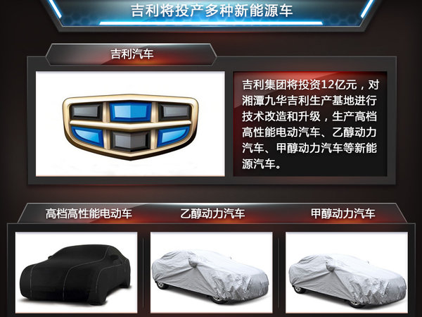 吉利斥資12億擴(kuò)建工廠 將投產(chǎn)高端電動(dòng)車