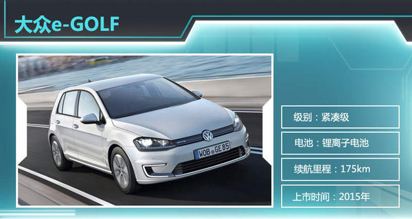 13款電動車2015年上市  北汽新能源近半數