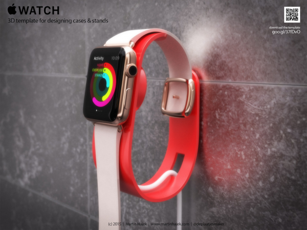 知名設計師Martin Hajek帶來Apple Watch概念充電支架