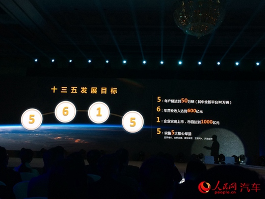 北汽新能源發布十三五戰略規劃 2020年產銷50萬輛 北汽新能源發布十三五戰略規劃 2020年產銷50萬輛