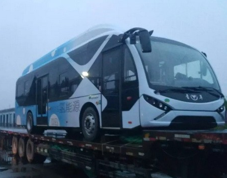 江蘇如皋氫能公交車開跑 13公斤氫燃料可跑400公里