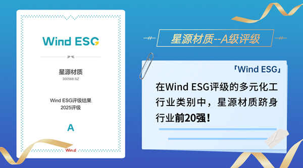 星源材質獲A級評級 星源材質獲A級評級