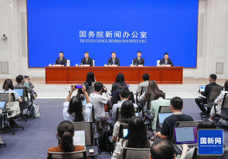 新聞發布會現場(劉健 攝)圖源:國新辦 新聞發布會現場(劉健 攝)圖源:國新辦