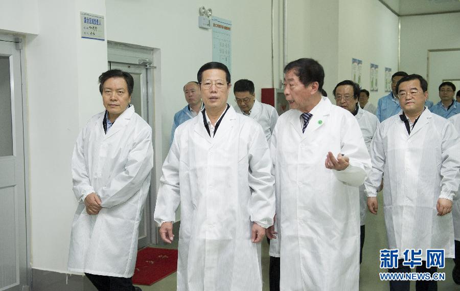 張高麗在河北調研經濟運行情況 考察滄州明珠隔膜線 張高麗在河北調研經濟運行情況 考察滄州明珠隔膜線