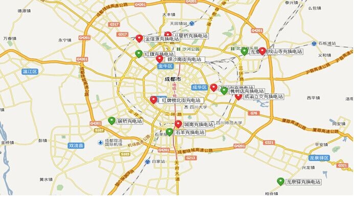 四川成都加快充電網(wǎng)絡(luò)建設(shè) 今年投用2000輛電動車 