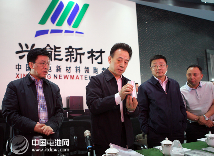 四川省省長魏宏到成都興能劍閣鋰電產業園調研