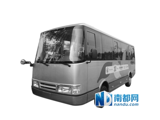 東莞首批純電動中巴 材料大部分來自東莞企業