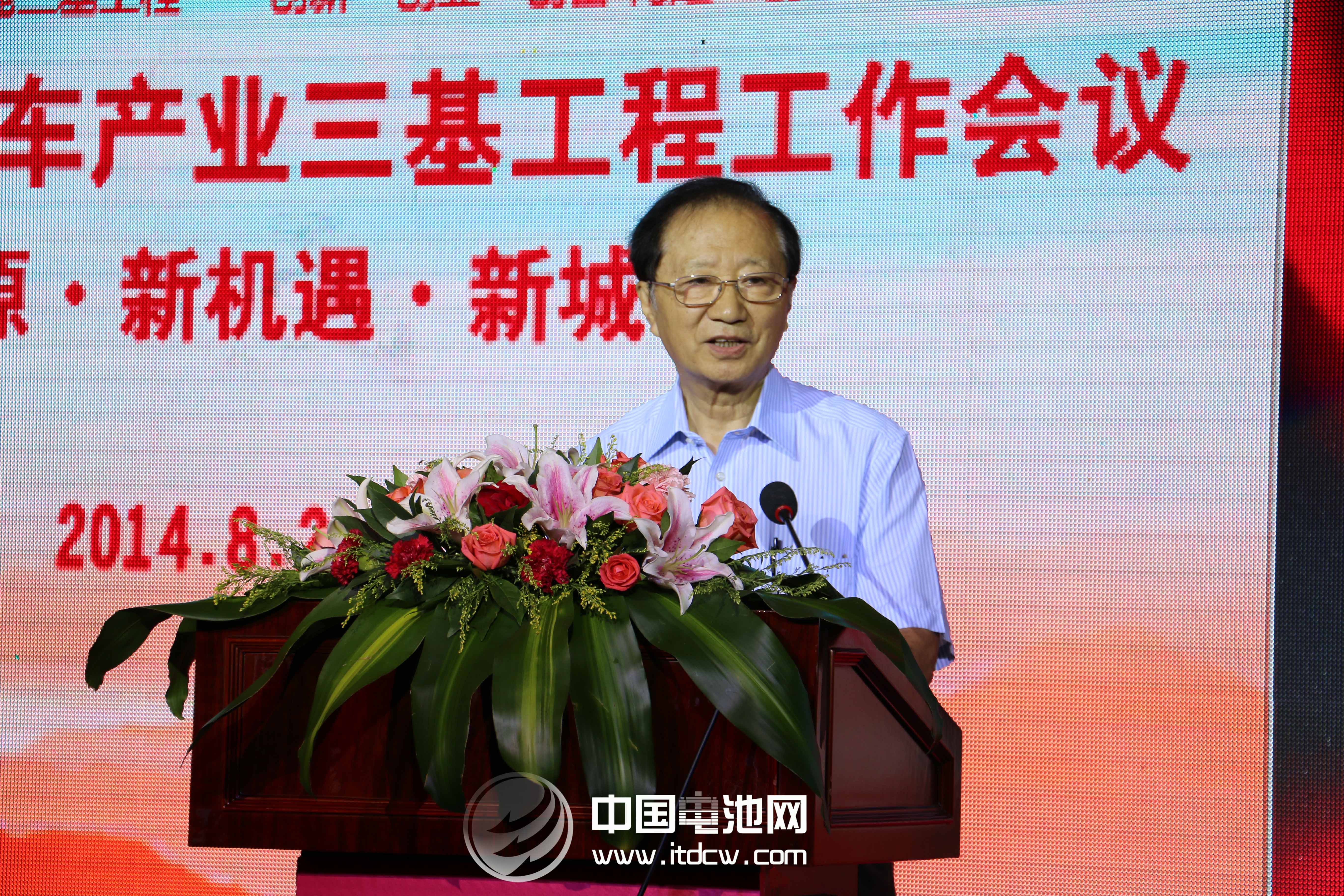 陳清泰出席中國新能源汽車產業三基工程工作會議