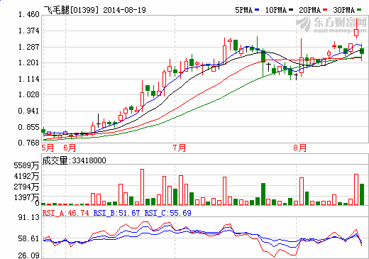 飛毛腿中期純利大增303.7%至2810萬(wàn)元 不派息