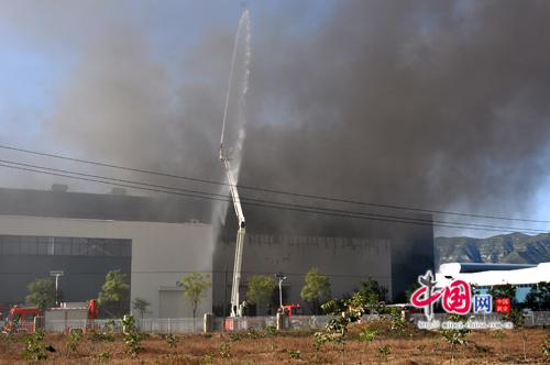 陽煤集團山西吉天利電池發生火災事故  無人員傷亡