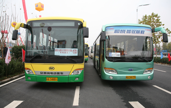 合肥新能源汽車推廣量全國居首 超過9100輛