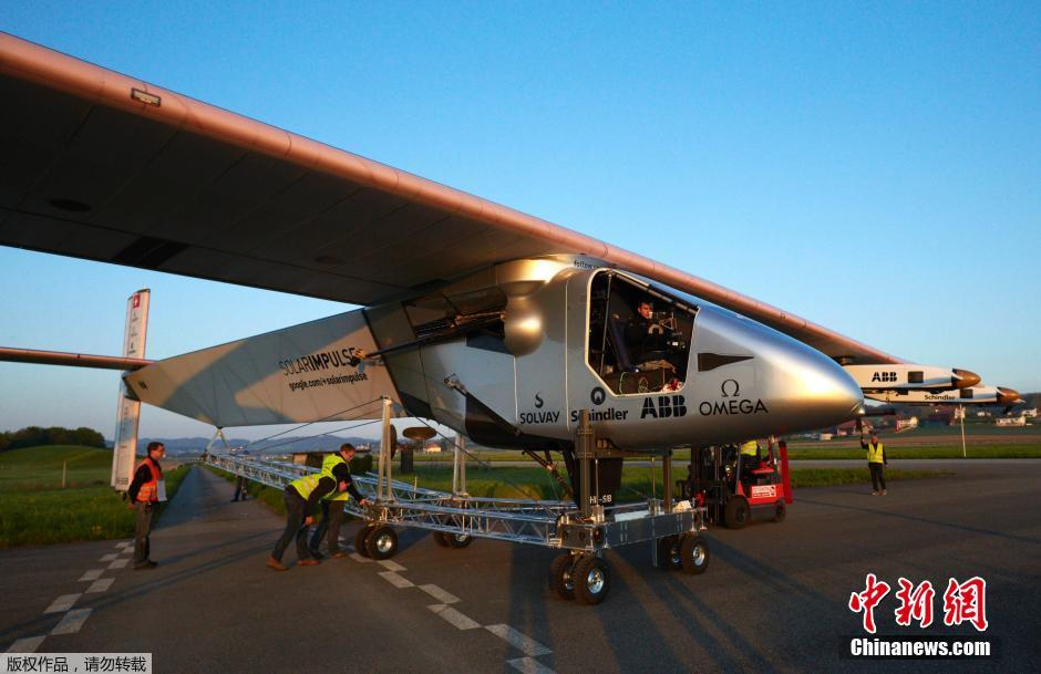 全球最大太陽能飛機運往阿聯(lián)酋 準備環(huán)球飛行