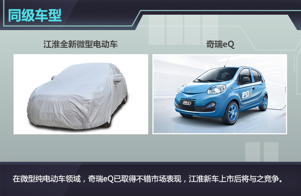 江淮微型電動(dòng)車電池續(xù)航150km 將于明年發(fā)布