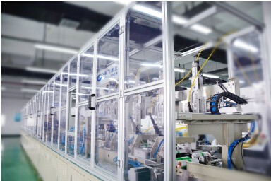 國內首條自主研發的圓柱動力電池智能自動化產線