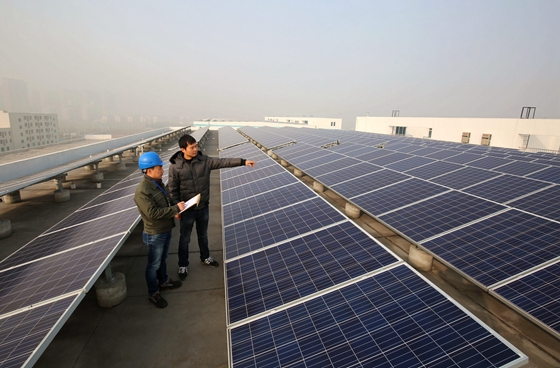 合肥新周谷堆市場(chǎng)建光伏發(fā)電站 分布在32個(gè)屋頂