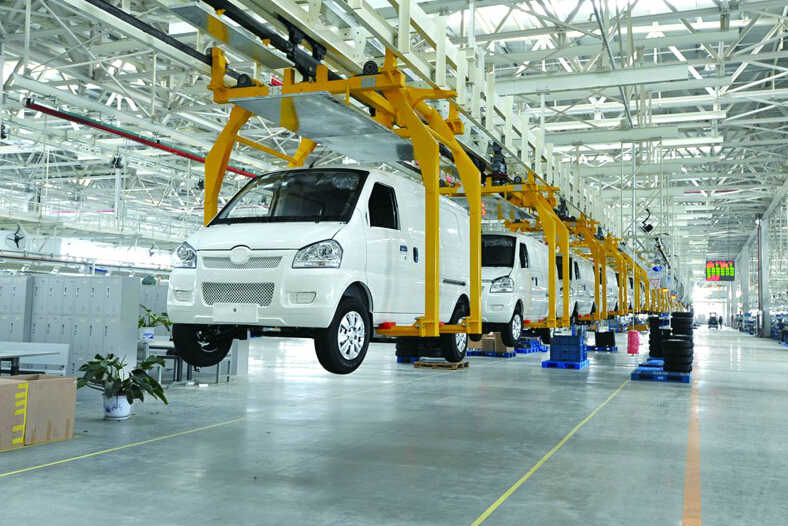 萊西北汽新能源汽車整車下線 萊西北汽新能源汽車整車下線