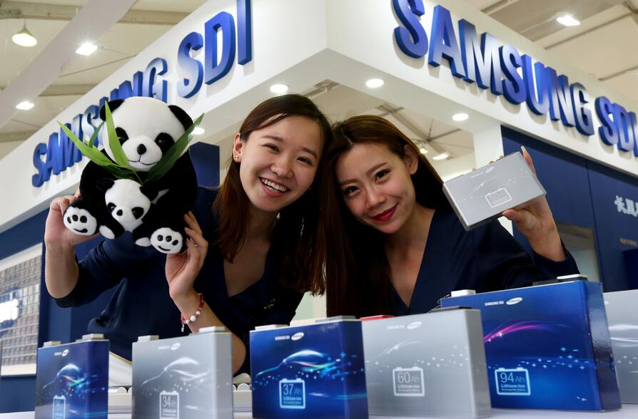 電動車充電新突破 三星SDI高功率電池一小時充滿