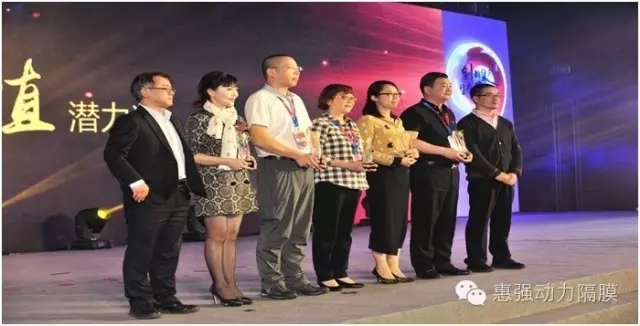 惠強新材獲 “2016年度盛景十大最具市值潛力”獎