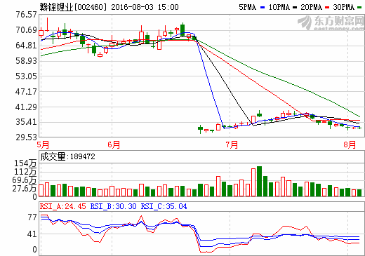 贛鋒鋰業 贛鋒鋰業