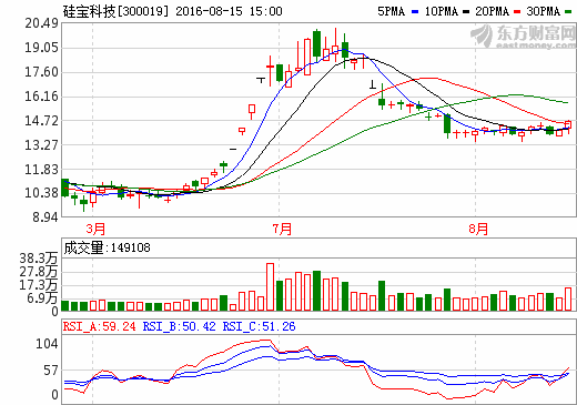 硅寶科技:2016上半年實現營收2.6億元 同比增長2.8% 硅寶科技:2016上半年實現營收2.6億元 同比增長2.8%