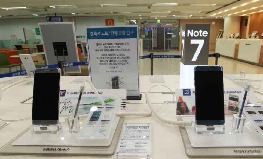 不敢開機(jī)展示的三星Note 7