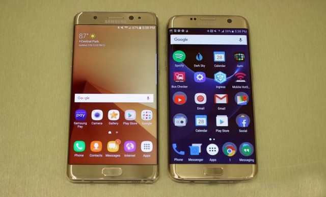 三星Note 7重返美國市場 四大運營商捧場