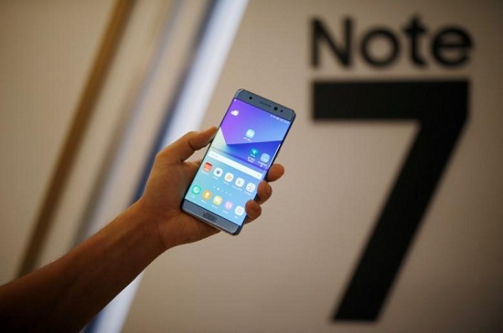 三星Note7客機上起火 與國行版采用同樣電池