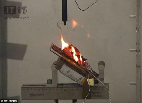 新加坡實驗室測試Note 7手機電池，驚人爆炸圖曝光