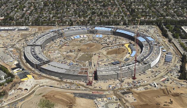 建設中的蘋果新總部大樓