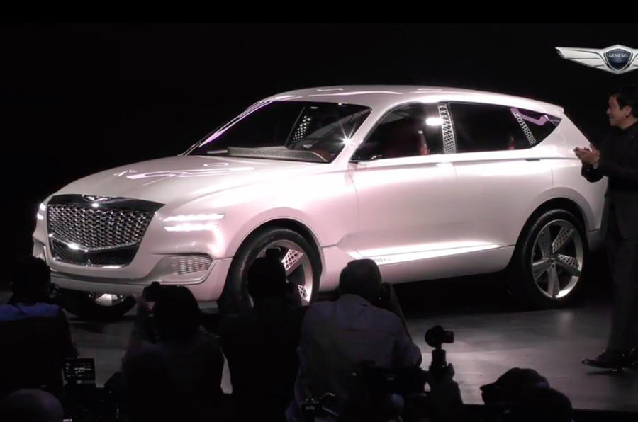 現代捷恩斯氫燃料電池SUV紐約亮相 新設計前瞻