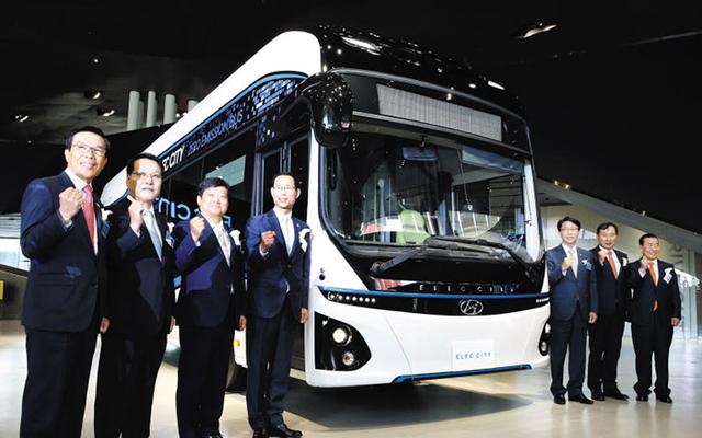 現(xiàn)代發(fā)布首款電動巴士 續(xù)航里程290公里