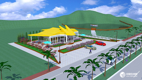 圖一，結(jié)合裝置藝術(shù)、綠建筑、與太陽(yáng)能光伏發(fā)電的「鳶」創(chuàng)作，因?yàn)樘?yáng)能發(fā)電的綠建筑，可以帶給環(huán)境更多的友善，對(duì)地球的現(xiàn)在與未來(lái)都有非常大的幫助。