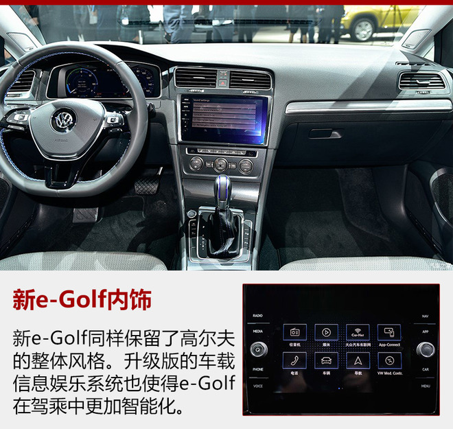 大眾e-Golf電池容量將擴充 續航提升32%