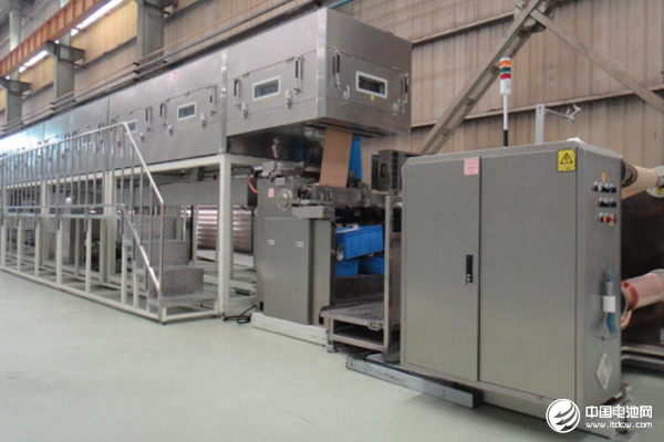 金銀河自主研發(fā)60m/min并聯(lián)式高速精密雙面同時擠壓涂布機(jī)