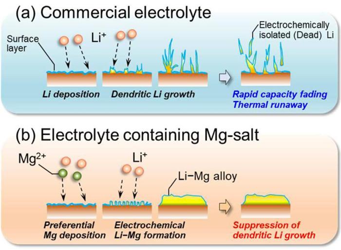 日本信州大學采用鎂鹽抑制鋰晶枝 欲用電鍍技術攻克難題
