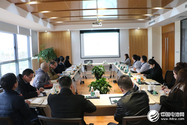 中國鋰電新能源產業鏈調研團一行與力信能源相關領導交流、座談