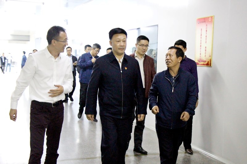 宜春市委副書記、市政府市長王水平一行到遠東福斯特調研