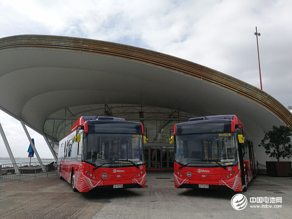 比亞迪在新西蘭交付的電動(dòng)巴士