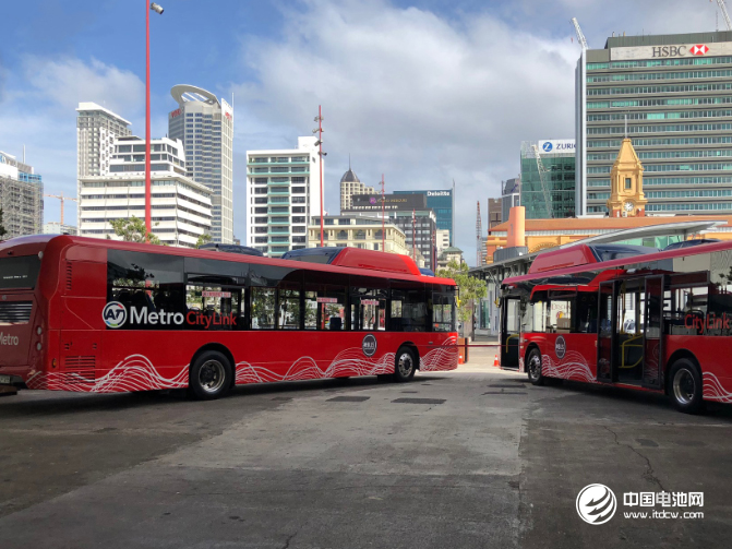 比亞迪在新西蘭交付的電動(dòng)巴士