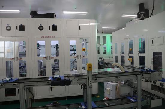 力神電池生產線實現