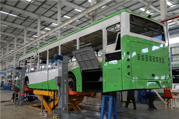 6月將生產(chǎn)K8S純電動(dòng)雙層巴士 比亞迪客車西安工廠參觀小記 6月將生產(chǎn)K8S純電動(dòng)雙層巴士 比亞迪客車西安工廠參觀小記