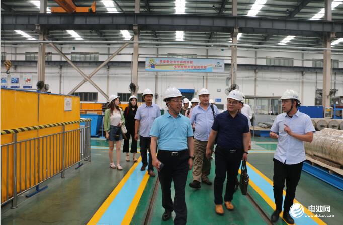 中國鋰電新能源產業鏈調研團一行參觀中科華聯