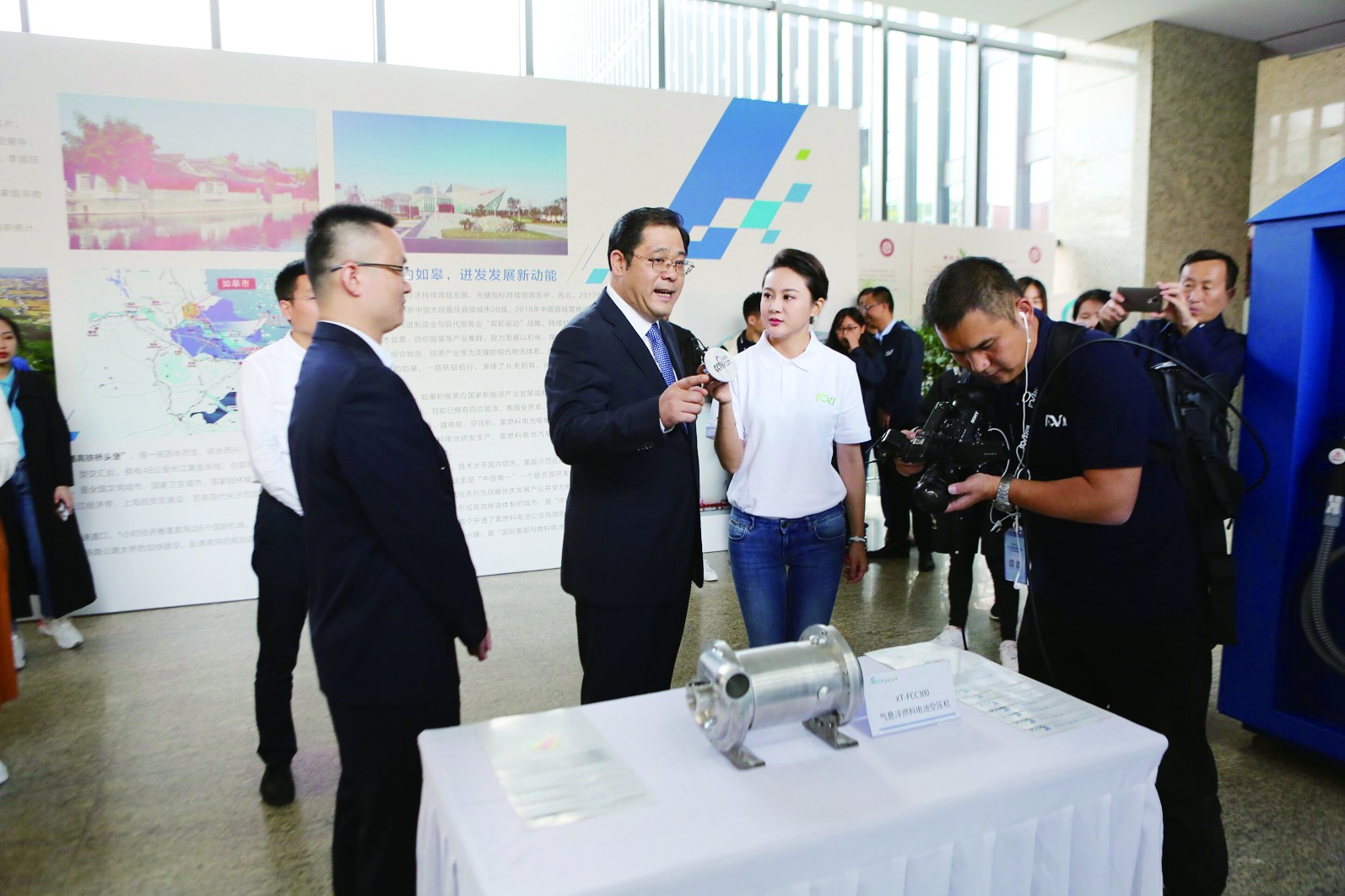 長三角氫能燃料電池汽車科普巡游活動在如皋始發